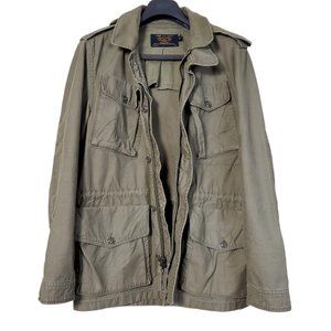 J. Crew Men's A22 Green Canvas Military Jacket M